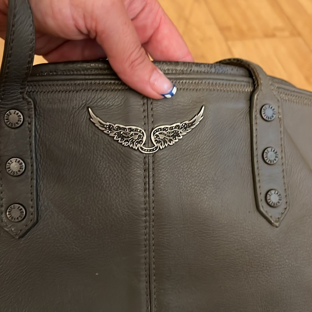 Grey Zadig & Voltaire grey purse - Picture 3 of 11